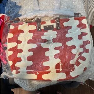 Maika Carryall Tote. Echo Tangerine